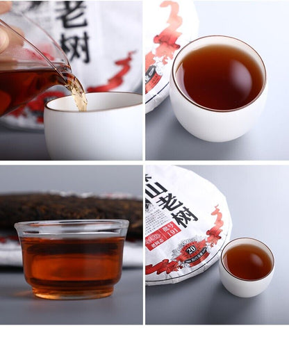 2019 Yunnan Haiwan Lao Tong Zhi High Ancient Tree RIPE Pu erh Tea 500g puer 191