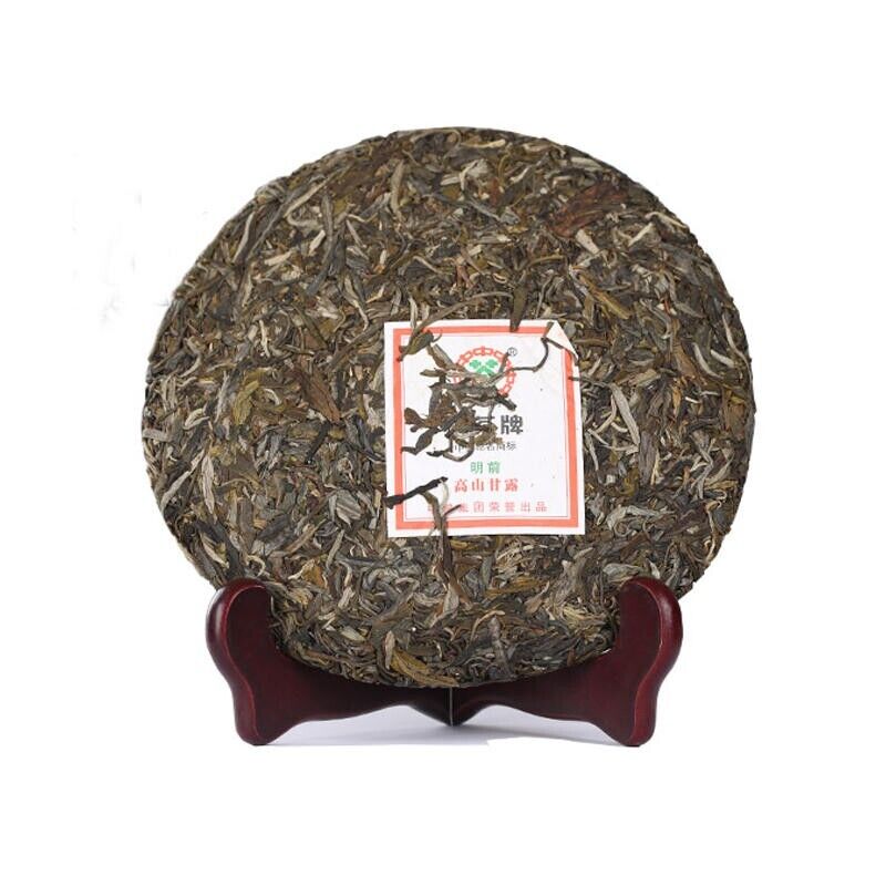 2014 Zhongcha MING QIAN GAO SHAN GAN LU pu erh tea RAW cake,YUNNAN puerh,357g