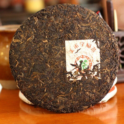 357g, 2007 China CNNP COFCO ZhongCha yuan Puerh Pu er Raw Cake tea,puer tee erh