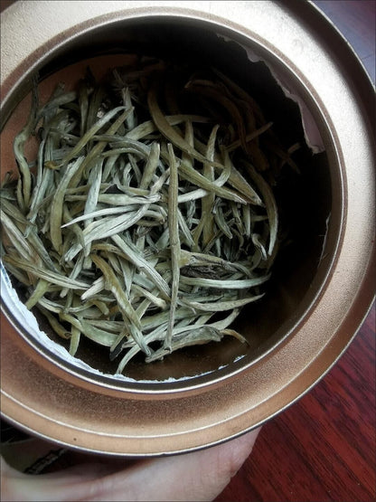 Bai Hao Yin Zhen Tea Chinese Organic Silver Needle White Loose Leaf Buds 白毫银针茶