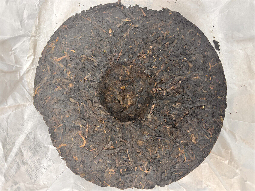 357g,2018 Yunnan bulang kongque Peacock Ripe puerh tea puer big tree pu erh 普洱