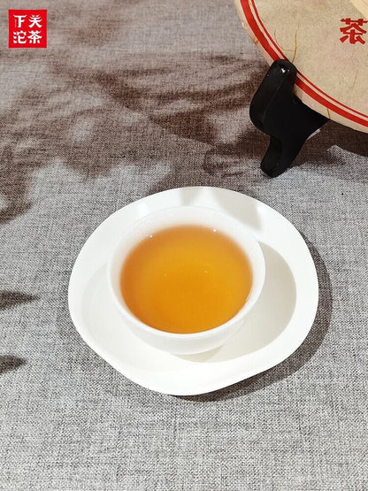 2012 Xiguan "Red LABLE" HONG YIN RAW qizi Pu Erh Tea Cake,puer pu er cha 普洱 357g