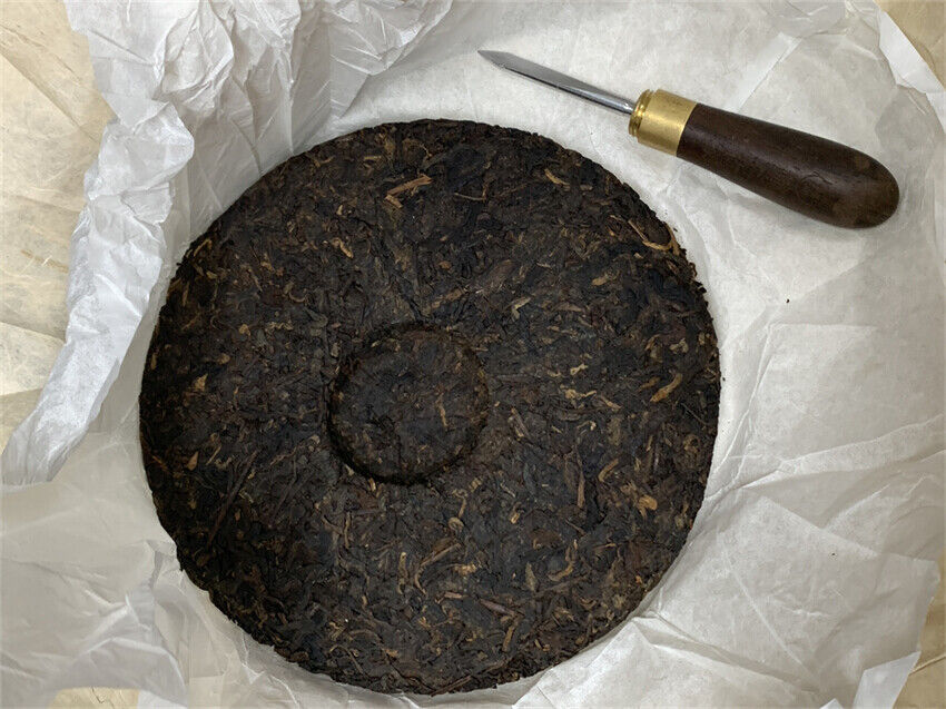 Yunnan Old Ancient Tree Ripe Tea qizi Pu Cake Lao Banzhang Puerh Tea puer 357g