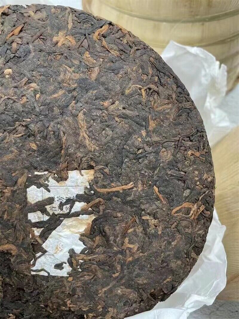 357g,2018 Yunnan bulang kongque Peacock Ripe puerh tea puer big tree pu erh 普洱