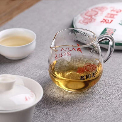 357g,China "Lao Tong Zhi"9948 Menghai Pu erh RAW Tea Cake,Old Comrade puer 141