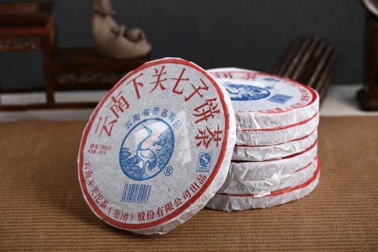 2007 Yunnan Xiaguan 8653 chi tse Pu'er Puer Pu erh Raw Sheng Cake Tea beeng 357g