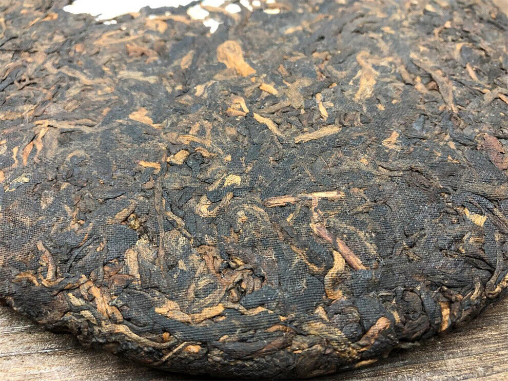 357g,2018 Yunnan bulang kongque Peacock Ripe puerh tea puer big tree pu erh 普洱