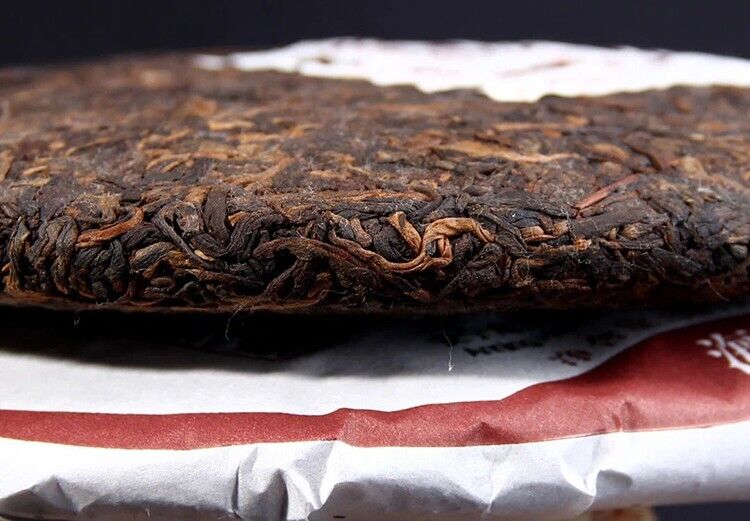 Yunnan Haiwan Tea 2018 China Puer Tea 7578 Old Comrade 181 Ripe Pu Erh Cake,357g