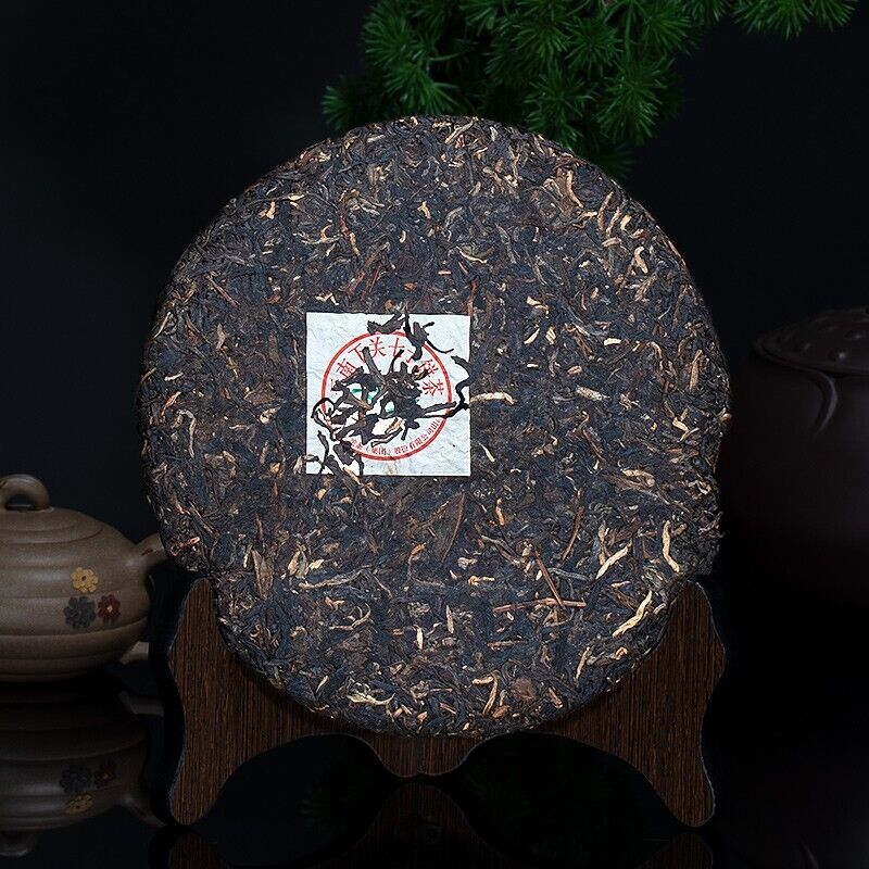 2010 CHI TSE Raw Puer Tea Iron Cake T8653 XiaGuan Tuocha Ancient Tree Pu'er 357g