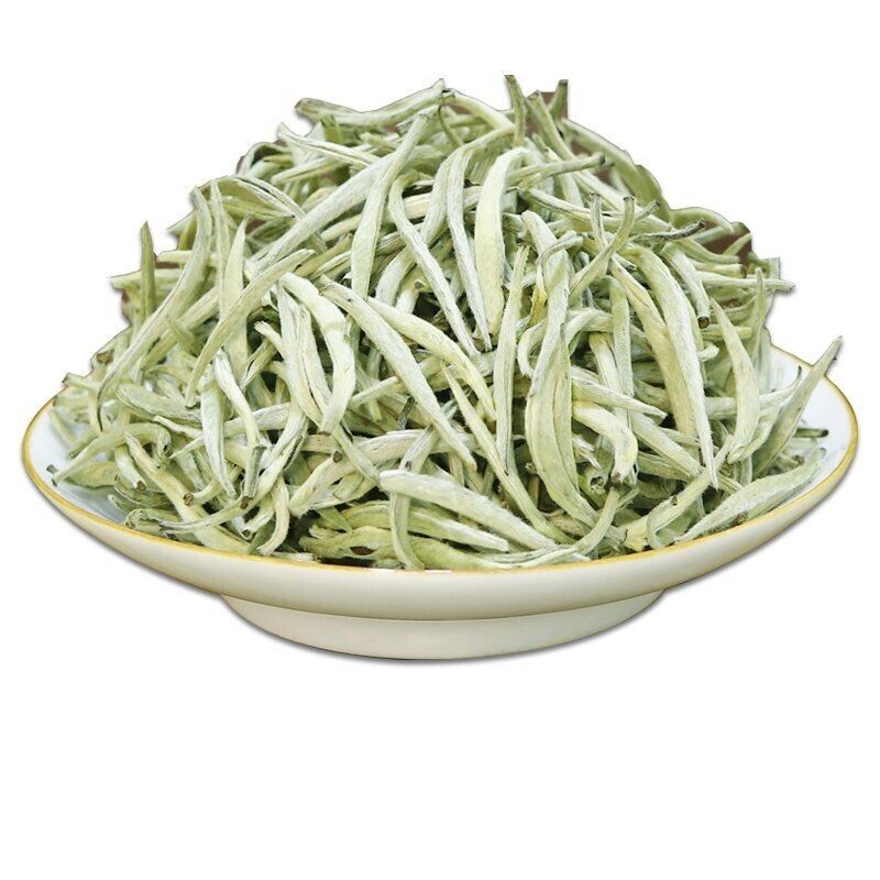 Bai Hao Yin Zhen Tea Chinese Organic Silver Needle White Loose Leaf Buds 白毫银针茶