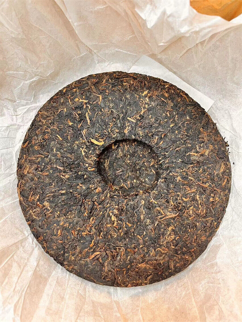 2008 Year Yunnan bing dao 10 Ancient Shu Puer Tea Old Tree Ripe Puer Tea 357g