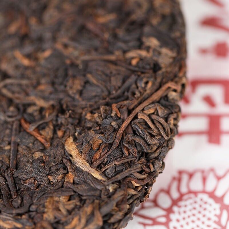 Yunnan Haiwan Lao Tong Zhi Old Comerade 7578 211 Ripe Pu'er Tree Pu-erh Tea 357g