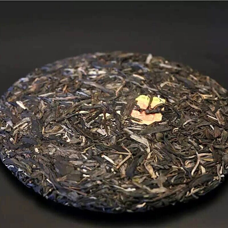 2018 CHINATEA FEI CUI BAI CAI Pu erh Tea Cake,QIZI sheng cha RAW Pu'er tee,357g