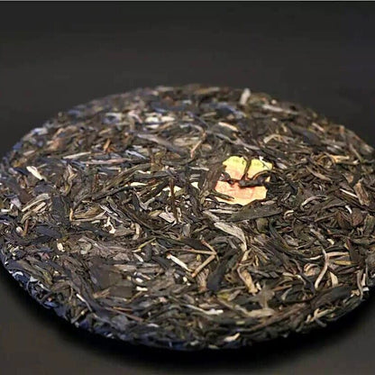 2018 CHINATEA FEI CUI BAI CAI Pu erh Tea Cake,QIZI sheng cha RAW Pu'er tee,357g