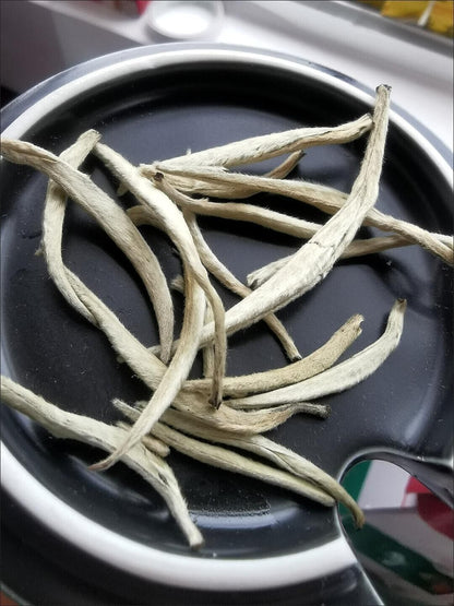 Bai Hao Yin Zhen Tea Chinese Organic Silver Needle White Loose Leaf Buds 白毫银针茶