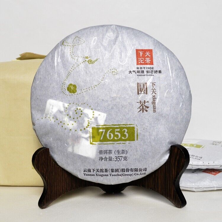 2014 XIAGUAN tuocha T7653 Pu-erh Tea Cake Puer Raw er Yuan Cha tee 下关普洱沱茶, 357g