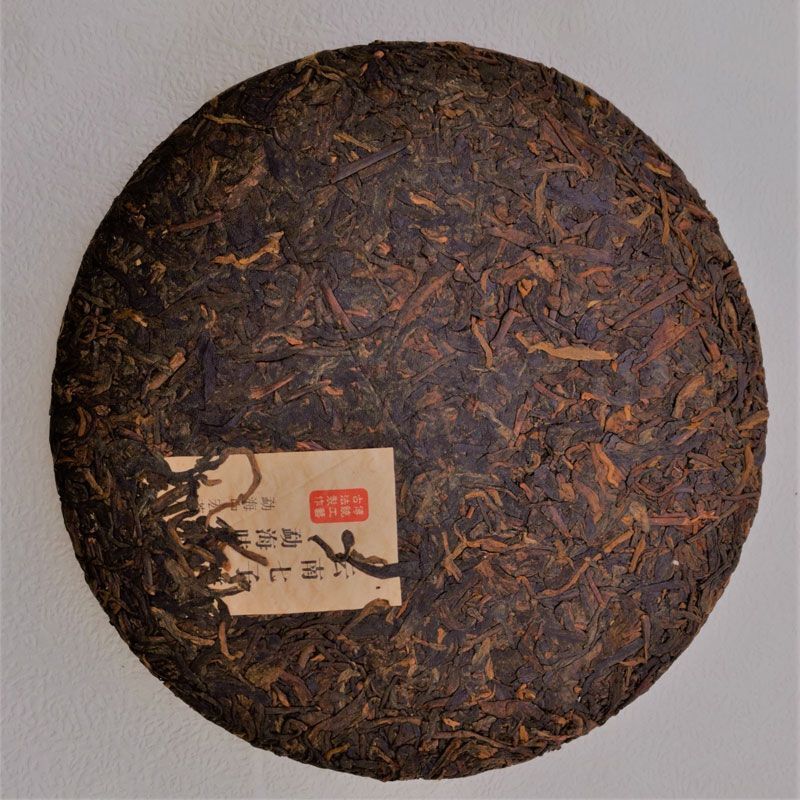 357g, Old tea tree Yunnan Ripe Puer Tea Black Cha Puerh Tee Cake Ancient Pu-erh