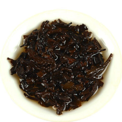 Zhongcha Bulang Chun,2019 CHINATEA Puer Tea Ripe Yunnan Chi Tse pu erh cake,357g