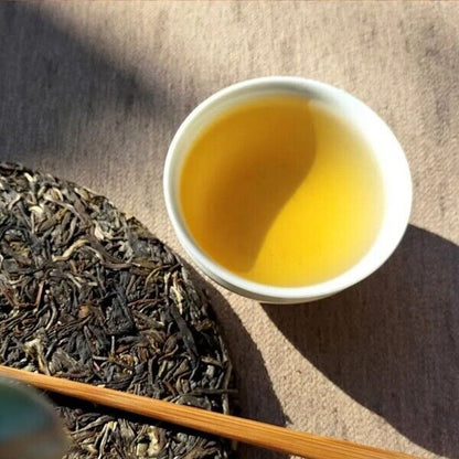 2023 Yunnan Haiwan rabbit year Zodiac Sheng Pu erh Tea Raw er Tee tu cake,357g