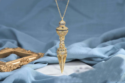 5A + Tibet Nepal Buddhist Buddha phurpa Demon subduing pestle Vajra Diamond Pendant safety protection Amulet Bring good luck