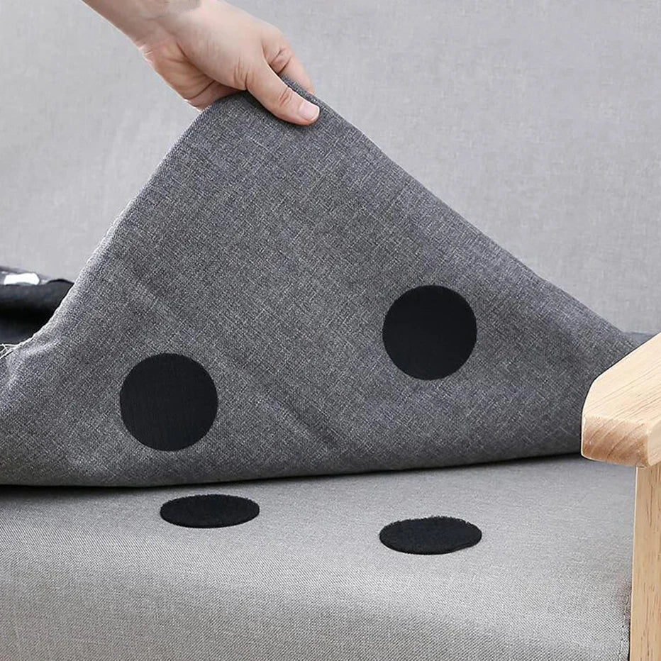 5PCS Adhesive Sofa Bed Sheet Fastener Table Cloth Anti-slip Fixed Anchor Buckle Resuable Double-sided Sticker