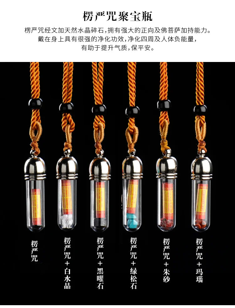 5PCS GOOD  Buddhist supplies Greco-Buddhist efficacious Mascot Buddhism Shurangama Mantra Pendant Amulet bless safety healthy