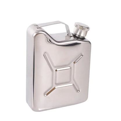 5oz Mini Hip Flask 304 Stainless Steel Oil Barrel Flask Outdoor Flask For Alcohol Oil Drum Whiskey Bottle Military Wine Set