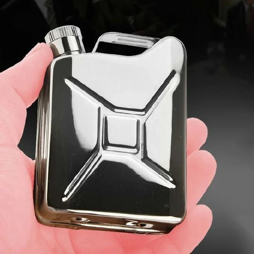 5oz Mini Hip Flask 304 Stainless Steel Oil Barrel Flask Outdoor Flask For Alcohol Oil Drum Whiskey Bottle Military Wine Set