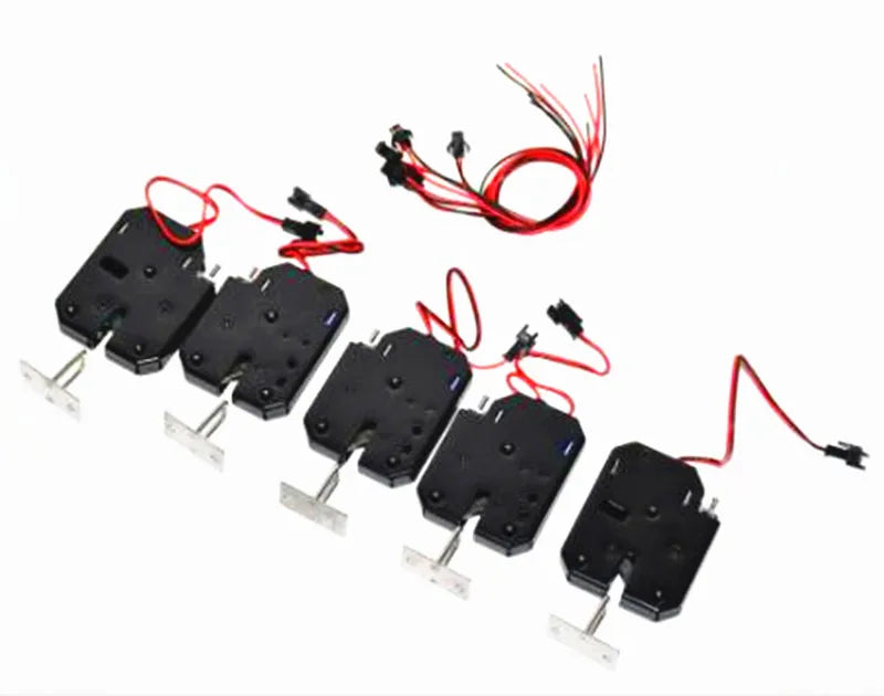 5pcs 12V Electromagnetic Lock Energy-Saving Fechadura Electronic Locks For Cabinet Door Furniture Tools Cerradura inteligente