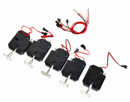 5pcs 12V Electromagnetic Lock Energy-Saving Fechadura Electronic Locks For Cabinet Door Furniture Tools Cerradura inteligente