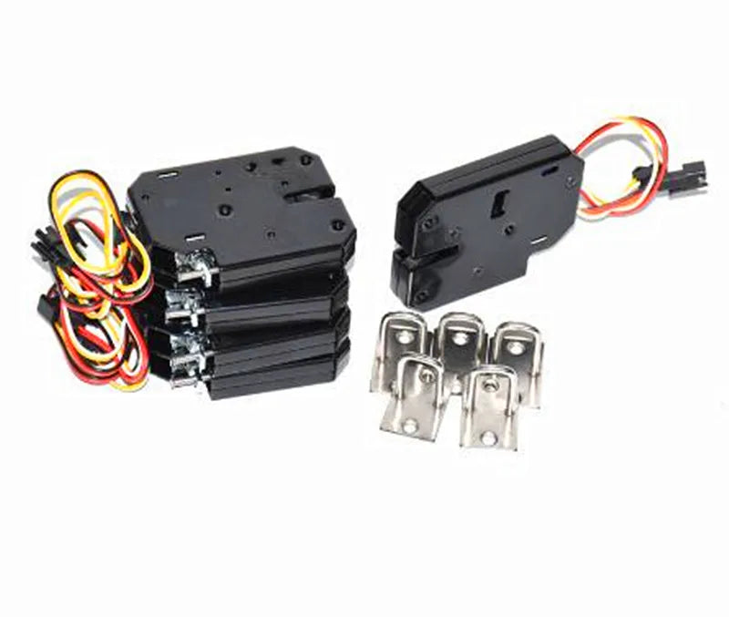 5pcs 12V Electromagnetic Lock Energy-Saving Fechadura Electronic Locks For Cabinet Door Furniture Tools Cerradura inteligente