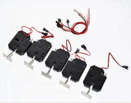 5pcs 12V Electromagnetic Lock Energy-Saving Fechadura Electronic Locks For Cabinet Door Furniture Tools Cerradura inteligente