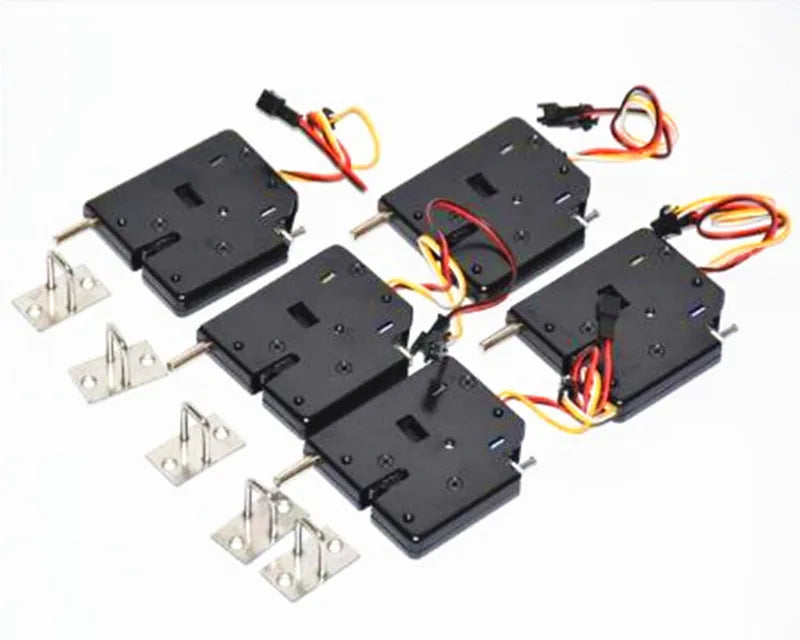 5pcs 12V Electromagnetic Lock Energy-Saving Fechadura Electronic Locks For Cabinet Door Furniture Tools Cerradura inteligente