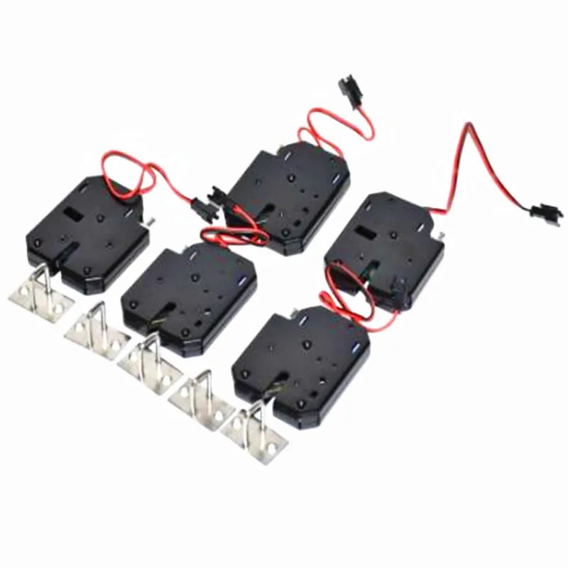 5pcs 12V Electromagnetic Lock Energy-Saving Fechadura Electronic Locks For Cabinet Door Furniture Tools Cerradura inteligente