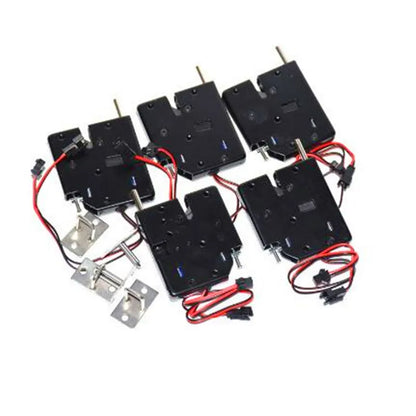 5pcs Cerradura intelige cupboard Lock latch Electromagnetic Lock for Electronic Locker Smart Cabinet Lock with status detection
