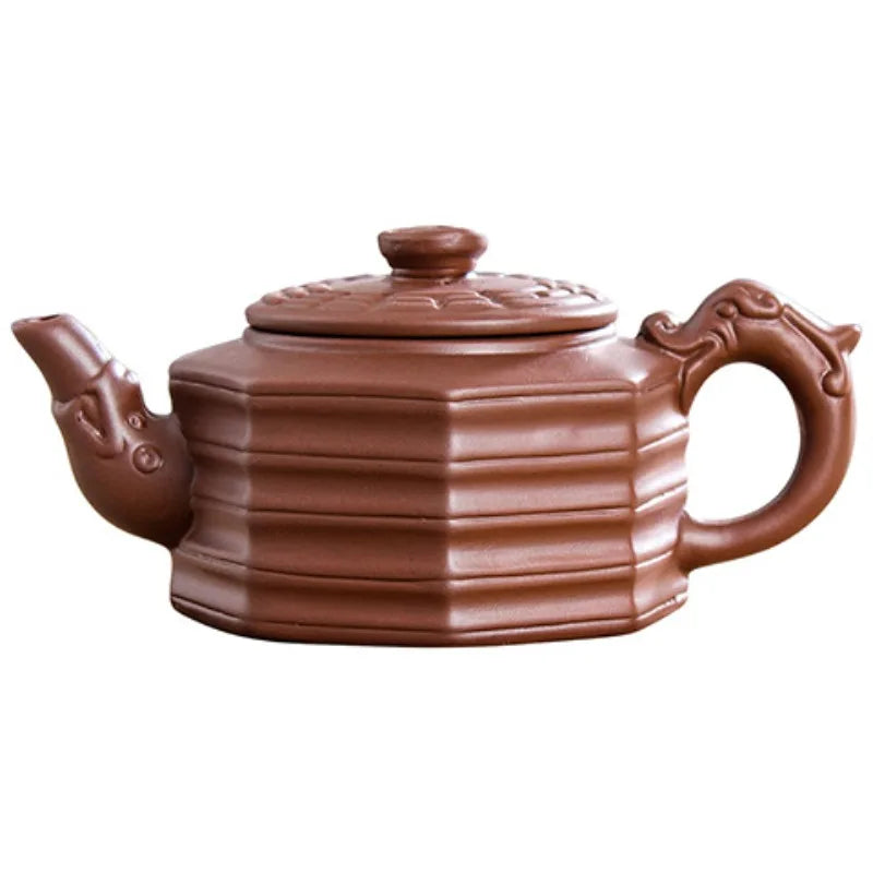 5pcs Kung Fu Tea Set [1 Teapot + 4 Cups Set] 100ml Chinese Xi Shi Porcelain Tea Sets Ceramic Yixing Purple Clay Kettle