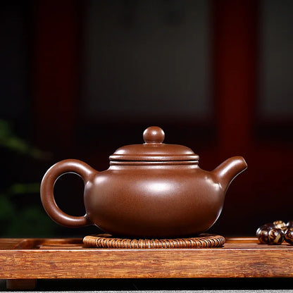 5pcs Kung Fu Tea Set [1 Teapot + 4 Cups Set] 150ml Chinese Xi Shi Porcelain Tea Sets Ceramic Yixing Purple Clay Kettle