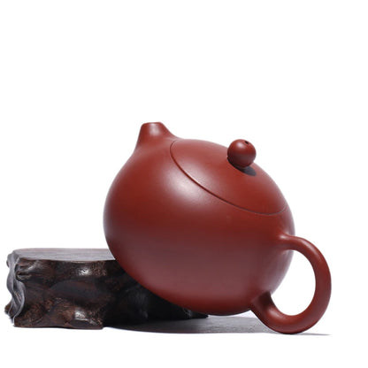 6.8oz true yixing zisha tea pot marked ball shaped infuser holes dahongpao clay xishi kungfu pot on sales free shipping