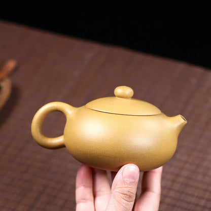 6.8oz xishi pot handpainted bird branch spring scene marked duan clay original ore real yixing zisha teapot 7 infuser holes new