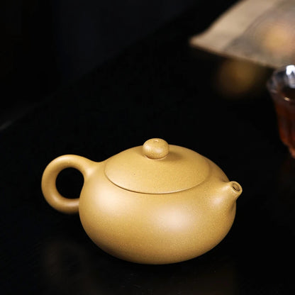 6.8oz xishi pot handpainted bird branch spring scene marked duan clay original ore real yixing zisha teapot 7 infuser holes new