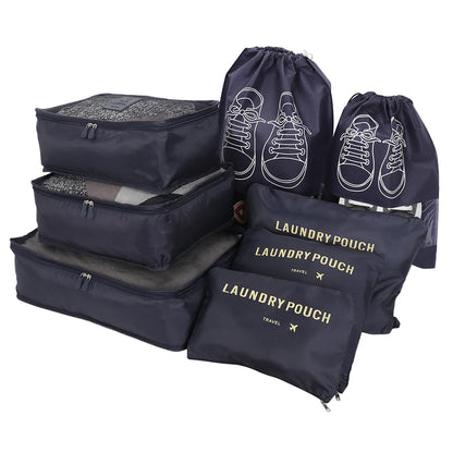 6/8pcs Travel Bag Organizer Clothes Luggage Travel Organizer Blanket Shoes Organizers Bag Suitcase Traveling Pouch Packing Cubes
