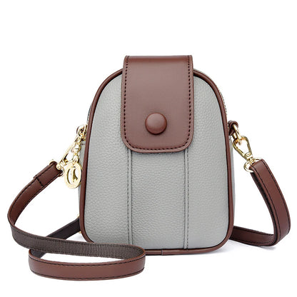 6 Color Optional Mobile Phone Bag New High Quality Top Layer Cowhide Shoulder Bags Luxury Designer Brand Women's Crossbody Bag