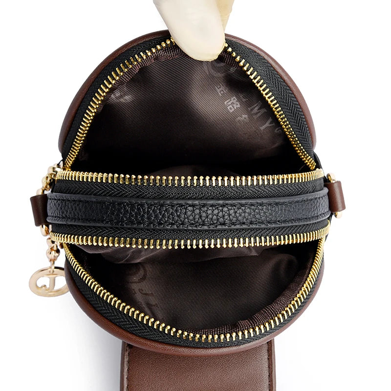 6 Color Optional Mobile Phone Bag New High Quality Top Layer Cowhide Shoulder Bags Luxury Designer Brand Women's Crossbody Bag