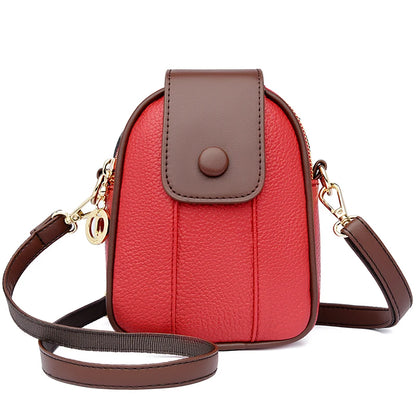 6 Color Optional Mobile Phone Bag New High Quality Top Layer Cowhide Shoulder Bags Luxury Designer Brand Women's Crossbody Bag