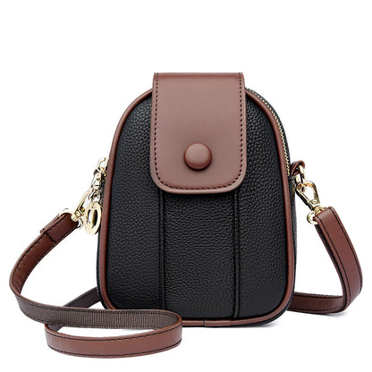 6 Color Optional Mobile Phone Bag New High Quality Top Layer Cowhide Shoulder Bags Luxury Designer Brand Women's Crossbody Bag