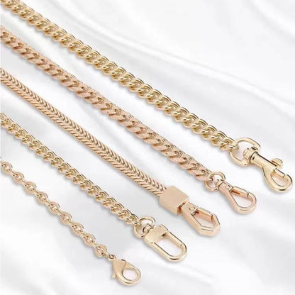 60/120cm Detachable Purse Chain Metal Strap for Crossbody Shoulder Bag Handbag