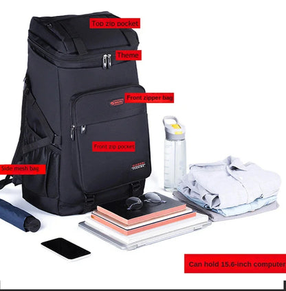 60 80L Waterproof Men's Backpack Unisex Travel Sports Pack hiking Mountaineering Hiking Climbing Camping For Male Women Female