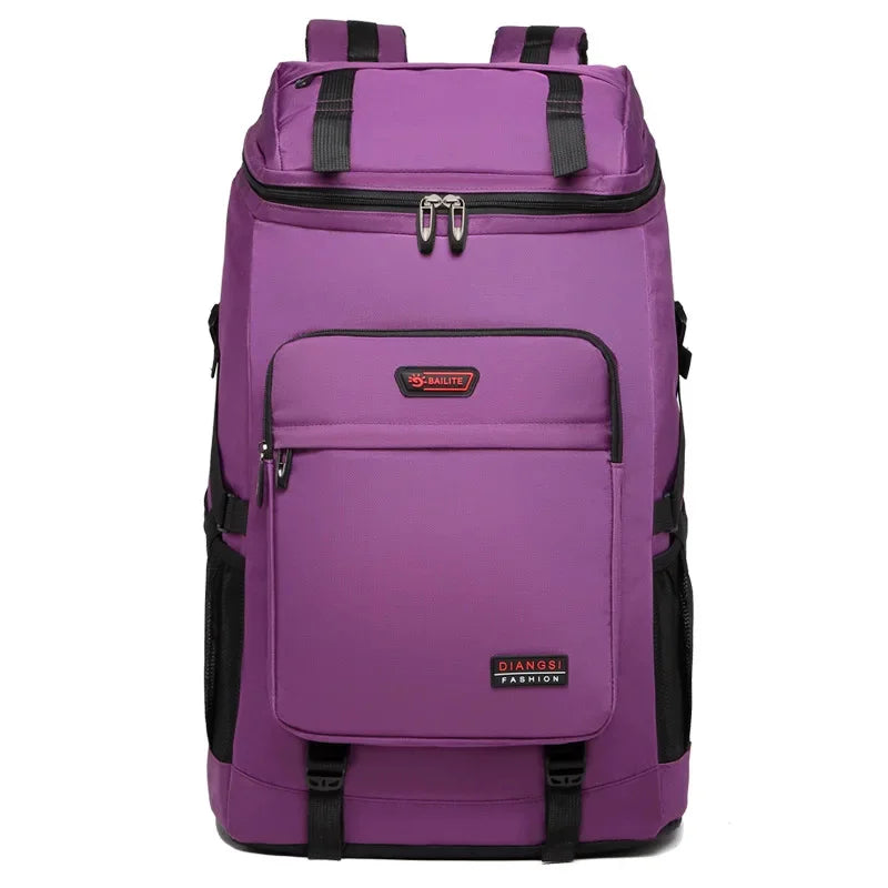 60 80L Waterproof Men's Backpack Unisex Travel Sports Pack hiking Mountaineering Hiking Climbing Camping For Male Women Female