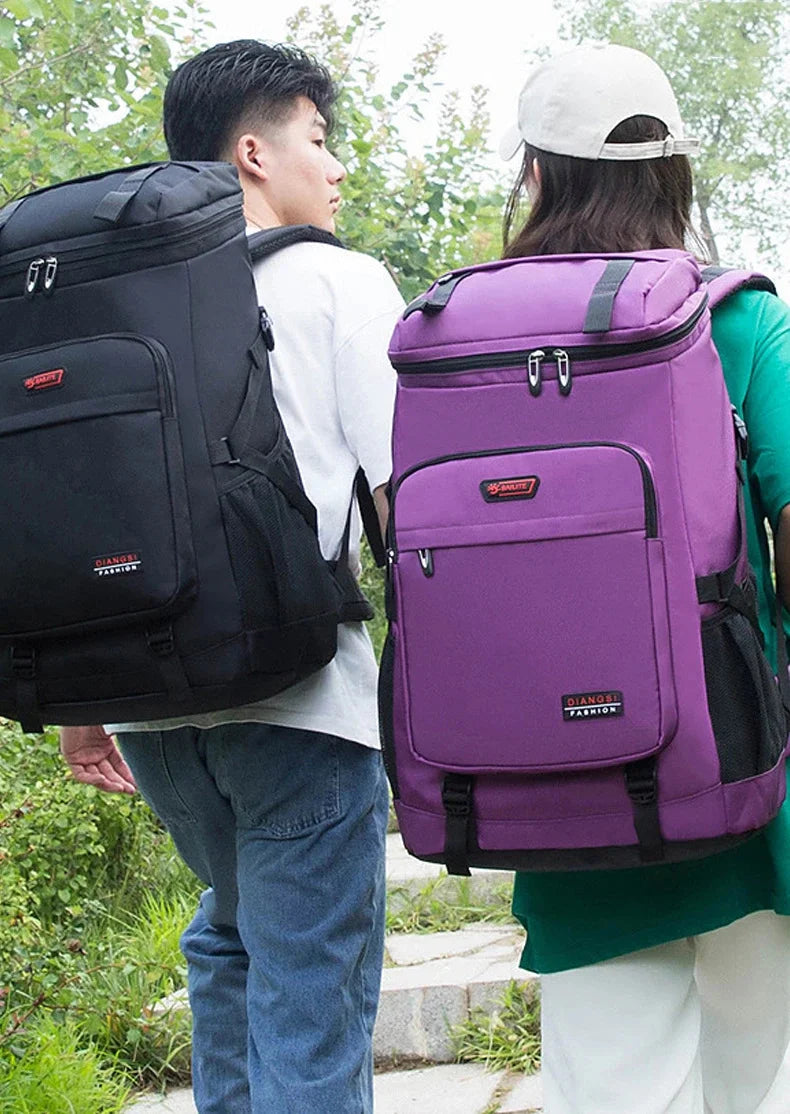 60 80L Waterproof Men's Backpack Unisex Travel Sports Pack hiking Mountaineering Hiking Climbing Camping For Male Women Female