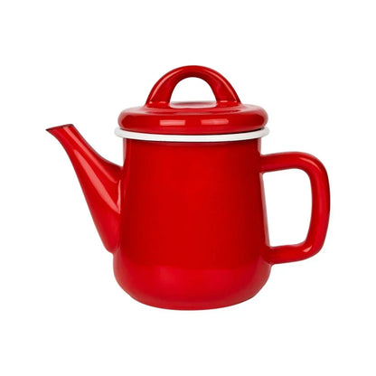 600ML Enamel Coffee Pot Japanese Style Thick Enamel Teapot Oil Can Induction Cooker Gas Stove Universal Boil Water Pot